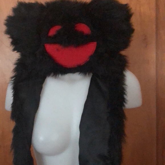 Anime Smily Face Hat With Hand Pockets Costume Halloween Cosplay - Picture 4 of 4